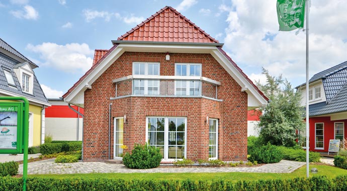 Musterhaus in Kamen Helma Außenansicht