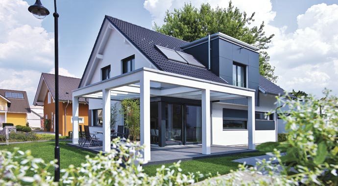 WeberHaus Ausstellungshaus Fellbach Außenansicht