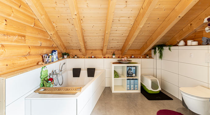 Badezimmer Generationenhaus Janke von Nordic-Haus