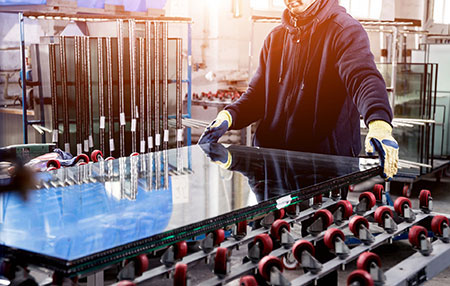 Produktion von Glas Produktion von Glas