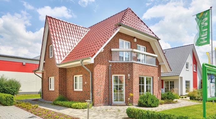 Helma Eigenheimbau Musterhaus in Kamen Außenansicht