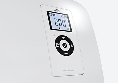Bedienelement Ventilatorheizer VH Comfort von AEG Haustechnik