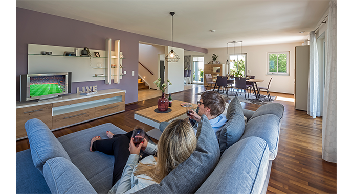 Haas Fertigbau MH Falkenberg 150 Wohnbereich