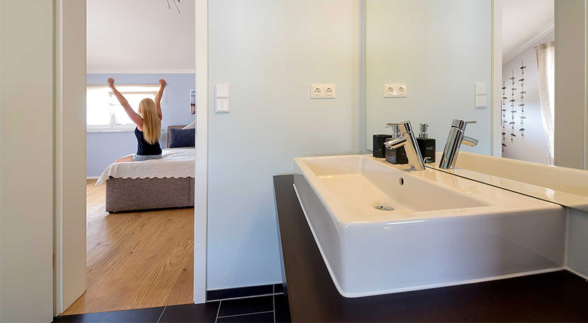 Haas Fertigbau Haas S 155 B Badezimmer