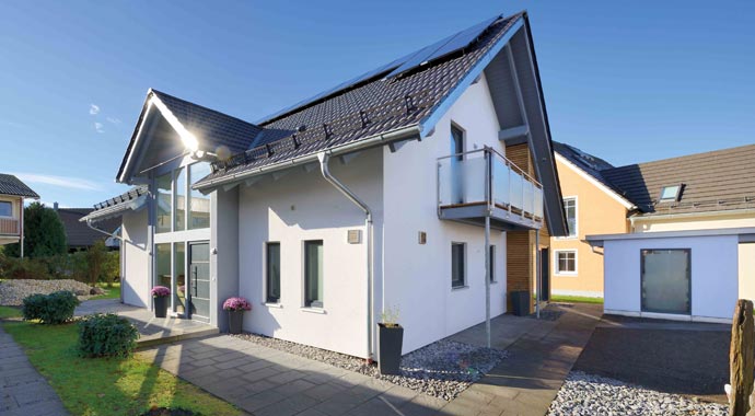 Musterhaus Poing-Grub von Kampa Außenansicht