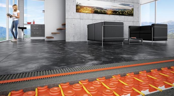 Fußbodenheizung Bekotec-Therm von Schlüter Systems