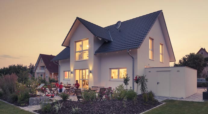 Luxhaus Landhaus 150 Außenansicht