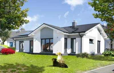 Dan-Wood House Musterhaus Perfect 113 Außenansicht