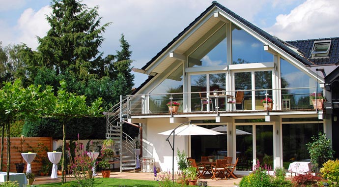 KD-Haus Musterhaus 250 Außenansicht