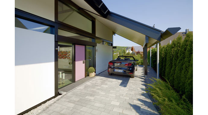 Huf Haus, Musterhaus Art 3 Carport