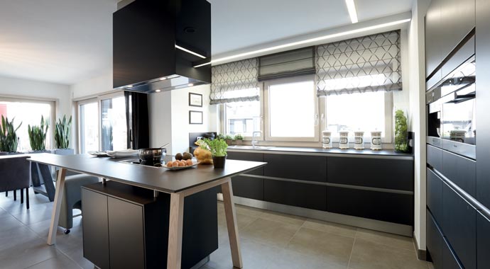 FingerHaus Neo 312 Musterhaus Bad Vilbel Küche