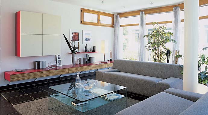 WeberHaus Ausstellungshaus Mülheim-Kärlich Wohnbereich