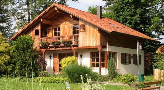 Sonnleitner Holzbauwerke Musterhaus St. Johann Außenansicht