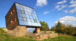 Außenansicht ENERGETIKhaus100 cube von Fasa