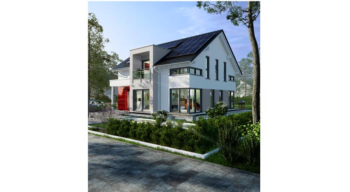 Okal Haus Musterhaus Fellbach Außenansicht