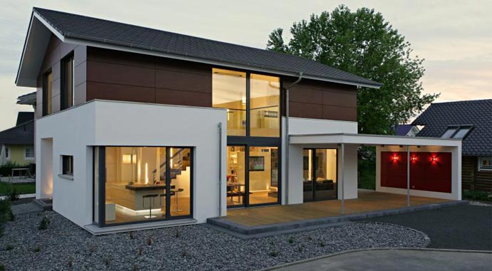 Bittermann & Weiss Musterhaus Mannheim Außenansicht