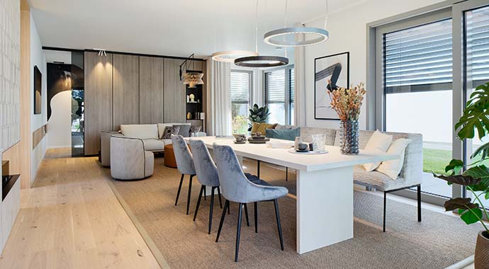 Esszimmer. Foto: WeberHaus