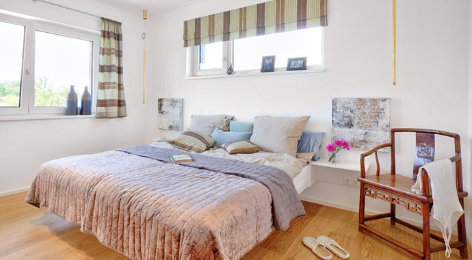 Schlafzimmer Musterhaus Werder von SchwörerHaus