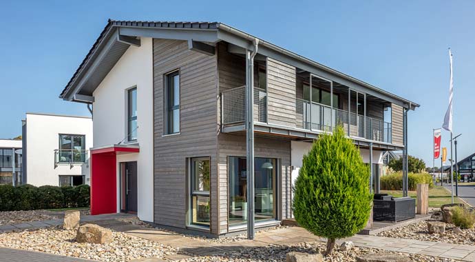 Außenansicht Genusshaus – Musterhaus Köln-Frechen von Meisterstück-HAUS