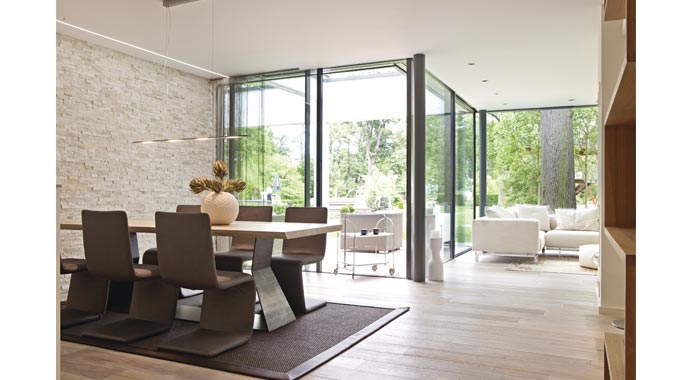 Ausstellungshaus Rheinau-Linx eben leben von WeberHaus Innenbereich