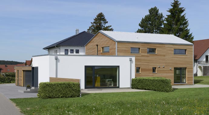 Baufritz Haus Wriedt Außenansicht