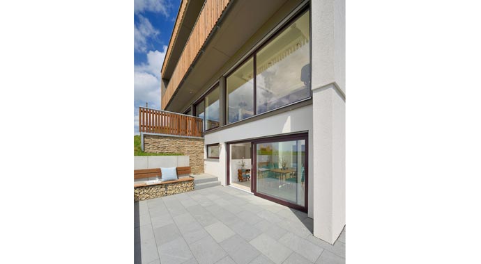Musterhaus Aalen/Waldhausen von Kampa Terrasse