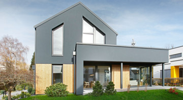 Außenansicht Musterhaus Wuppertal von Danwood Außenansicht Musterhaus Wuppertal von Danwood