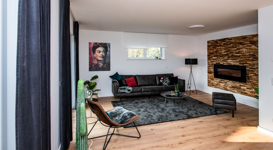 Helma Eigenheimbau Beratungsbüro in Berlin-Spandau Wohnzimmer