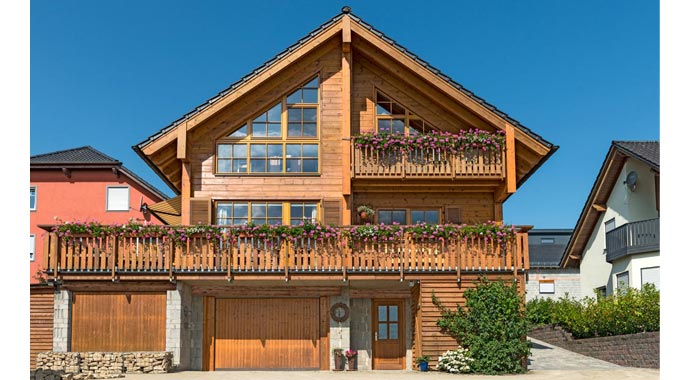 Fullwood Musterhaus Dhrontalblick Außenansicht