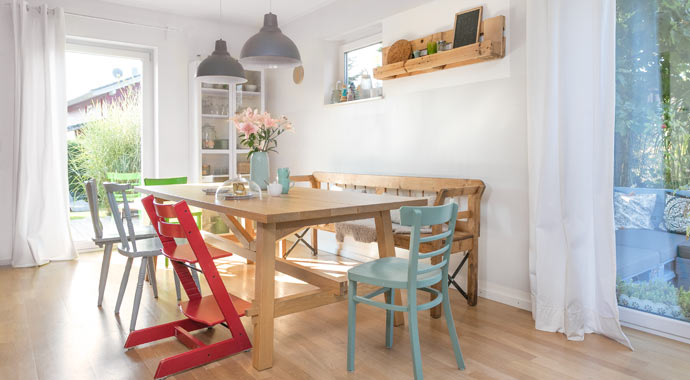 Essbereich Landhaus Scherer von SchwörerHaus