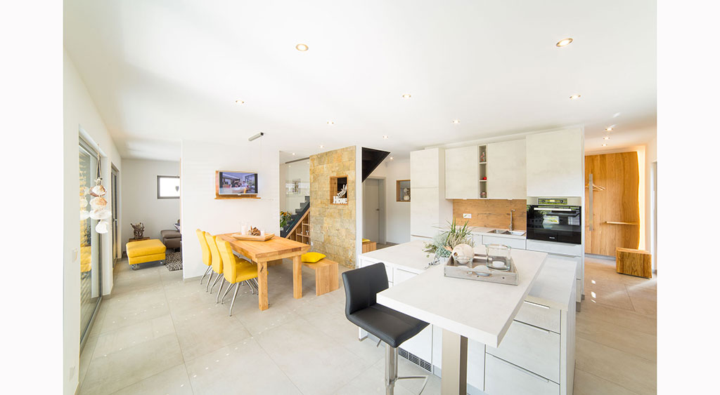 Büdenbender: Musterhaus Jedermann Wohnbereich