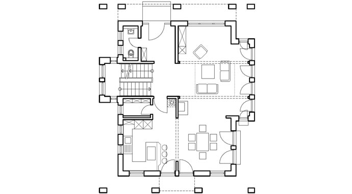 Haas Fertigbau Haas MH Hirschaid 151 Grundriss Erdgeschoss
