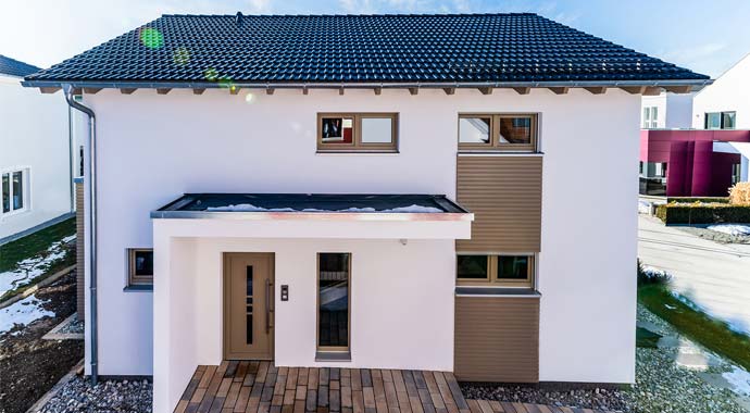 Außenansicht MEDLEY 3.0 - Musterhaus München von FingerHaus