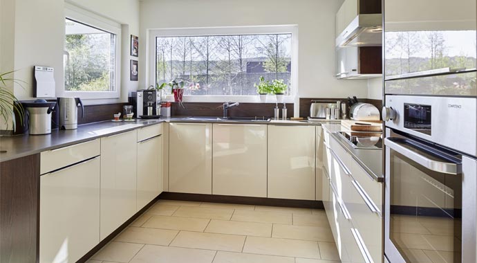 Luxhaus Pultdach Klassik 197 Küche