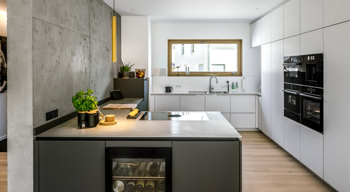 Küche Winkel-Bungalow von Bittermann & Weiss