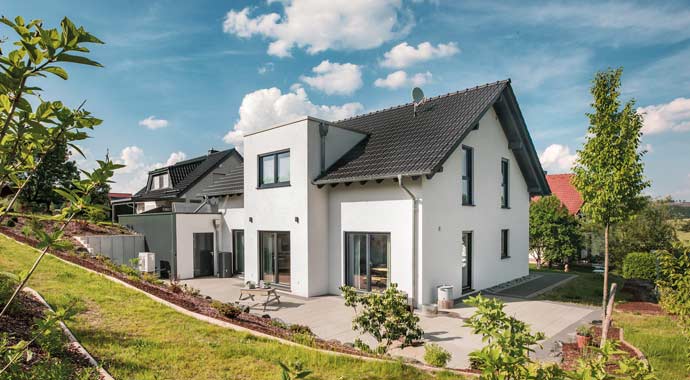 Außenansicht Kundenhaus Amika von Fingerhut Haus