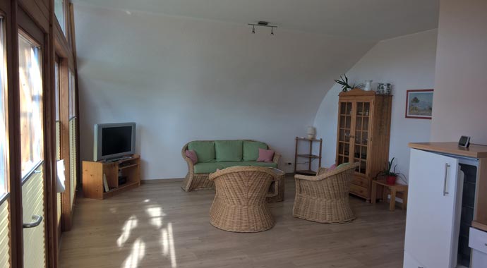 Wohnbereich Musterhaus 4 von Bio-Solar-Haus