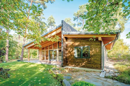 Außenansicht Blockhaus Nova Scotia von LéonWood Außenansicht Blockhaus Nova Scotia von LéonWood