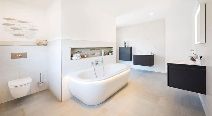 Fingerhut Haus Musterhaus Stuttgart Badezimmer