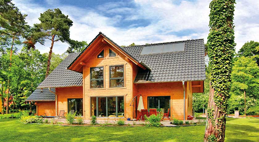 LéonWood Blockhaus Feodora Außenansicht