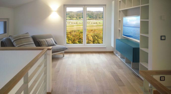 Fertighaus Weiss Musterhaus Plusenergiehaus Ulm Galerie