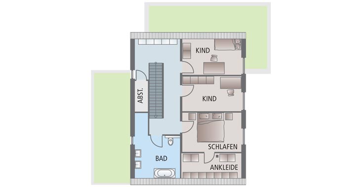 KS Original Haus Koch Grundriss Obergeschoss