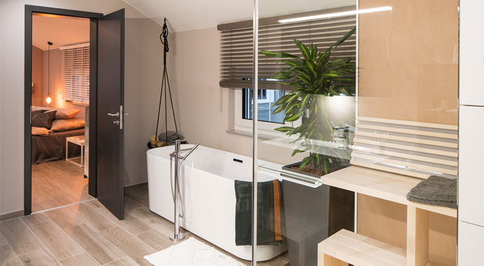 Haus Sento 500 B Badezimmer von FingerHaus