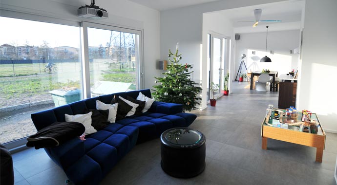 Solid-Haus Kundenhaus Eiden Wohnbereich