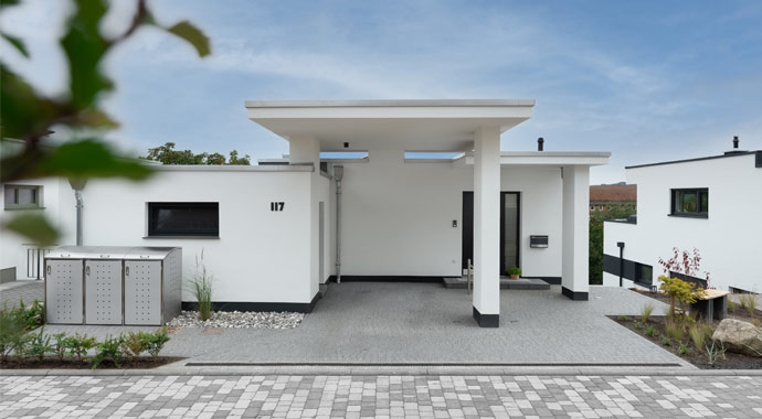 Außenansicht Cubiculum von Arge-Haus