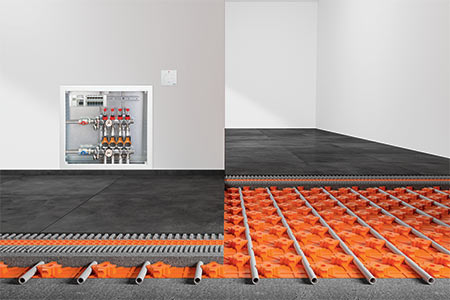 Keramik-Klimaboden BEKOTEC-THERM von Schlüter-Systems