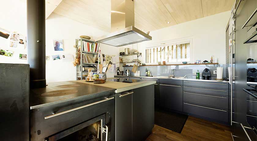 Klimaholzhaus Kundenhaus Oberalbis Küche