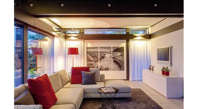 Huf Haus Musterhaus Art 3 Wohnbereich