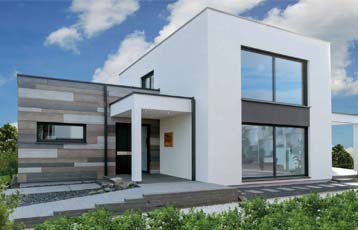 Albert-Haus Musterhaus Mannheim Außenansicht