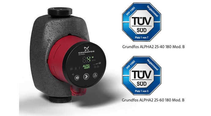 Heizungspumpe Grundfos Alpha2